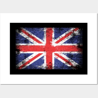 Union Jack Distressed Posters and Art